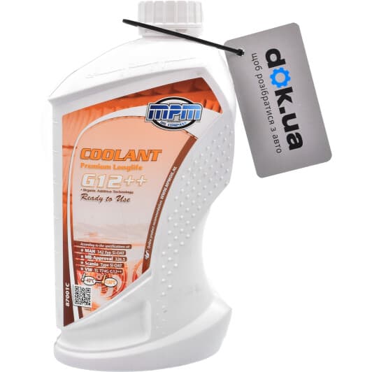 MPM G12++ красный -40 °C готовый антифриз