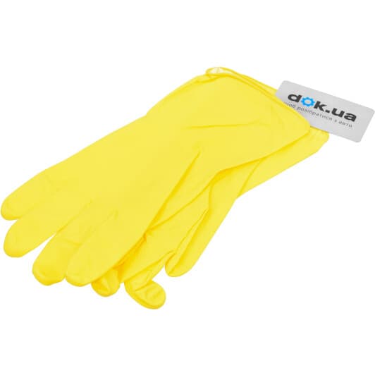 Рукавички побутові Sigma латексні жовті, XL 10" (9447331)