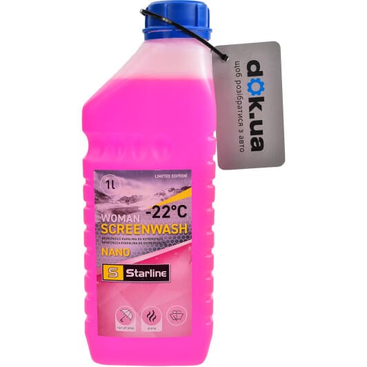 Омыватель стекла Starline зимний -22 °С Woman (1 л)