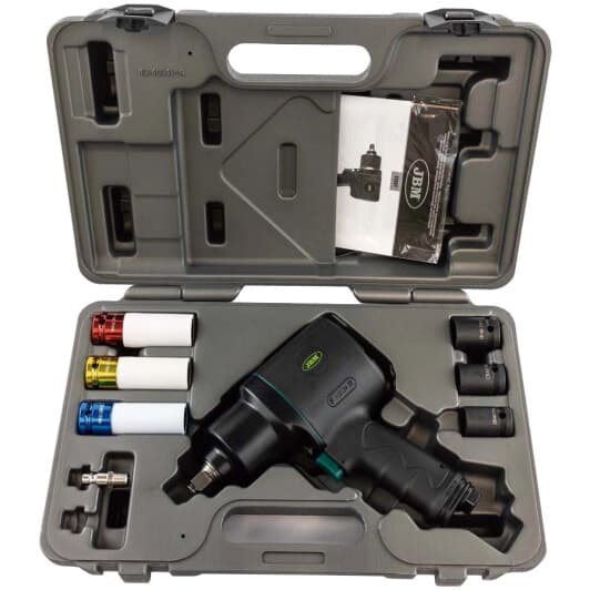 Пневмогайкокрут JBM 51207 (торцеві головки)