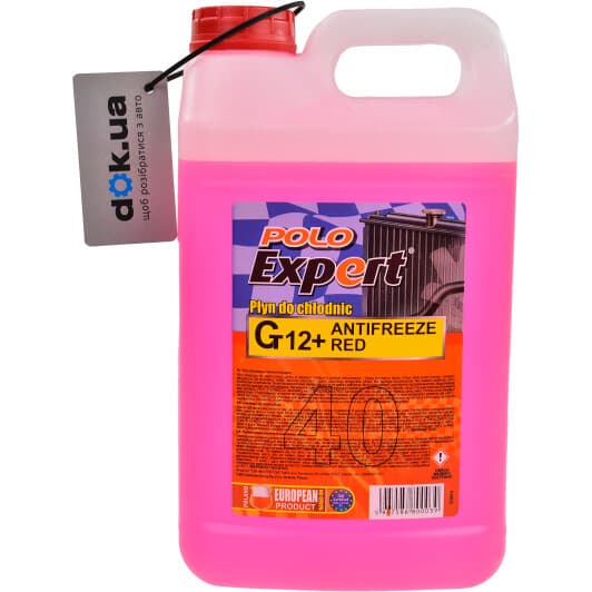 Polo Expert G12+ красный -40 °C, 5 л (7763) готовый антифриз