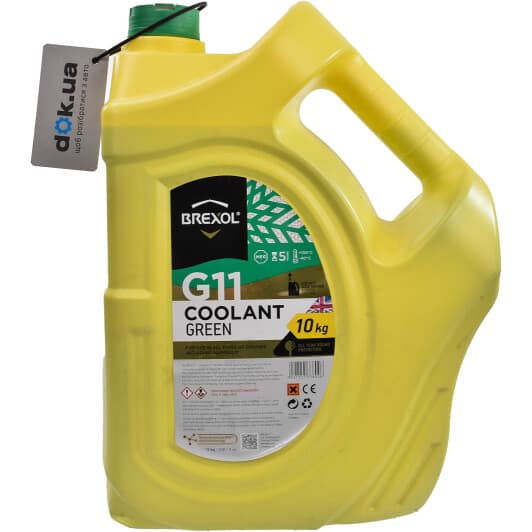 Brexol G11 зелений -40 °C, 10 л (ANTF016) готовий антифриз