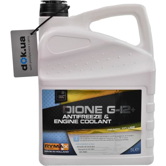 Rymax Dione G12+ червоний -36 °C готовий антифриз