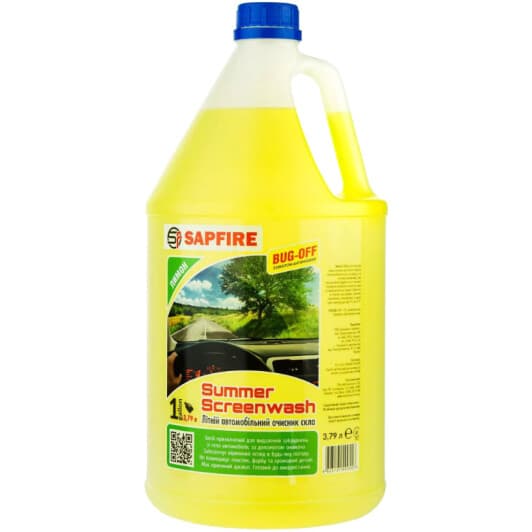 Омыватель стекла Sapfire Summer Screen Wash летний лимон (3,79 л)