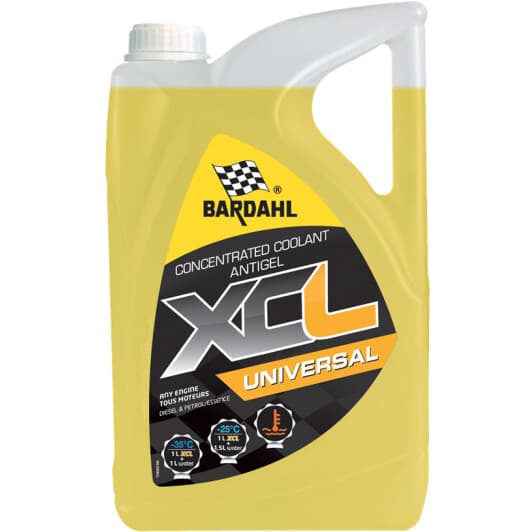 Bardahl Engine Anttifreeze G12+ жовтий 5 л (7113) концентрат антифризу