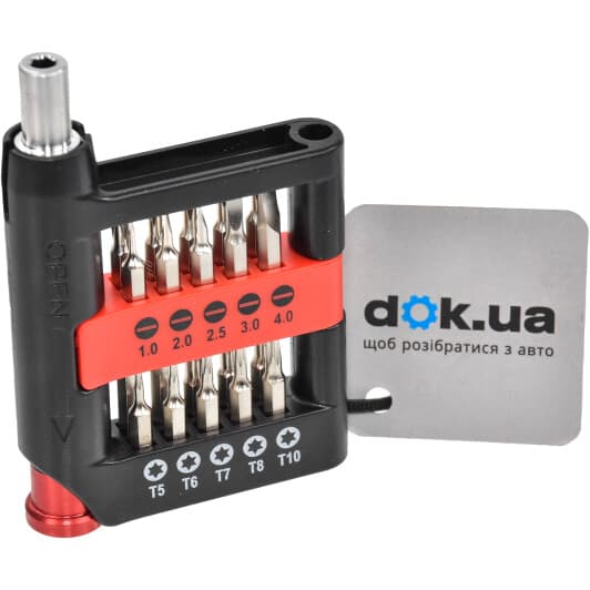 Отвертка прецизионная с набором бит Intertool VT-3339