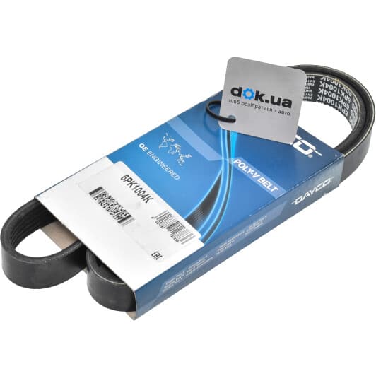 6PK1004K Dayco Поліклиновий ремінь