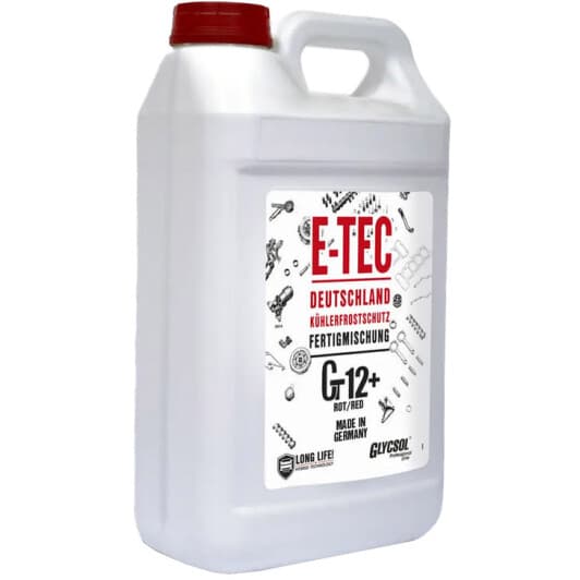 E-TEC Glycsol Long Life G11 синий 4 л (8607) концентрат антифриза
