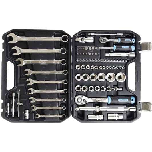 Набор инструментов Apro 251482 1/2", 1/4" 82 шт.