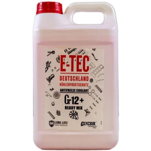 Концентрат антифризу E-TEC Long Life G12+ червоний