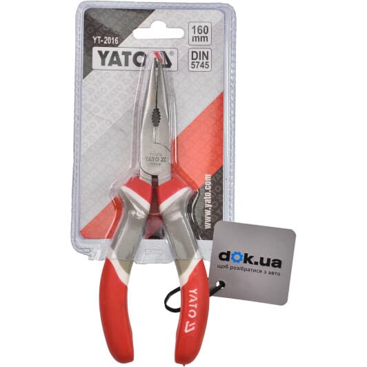 Плоскогубцы Yato YT-2016 160 мм