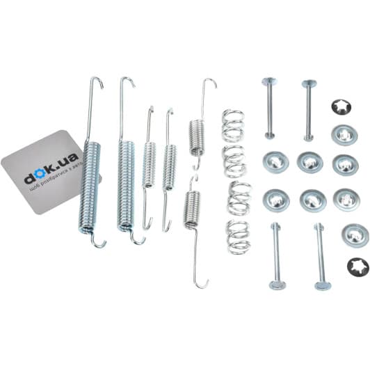 b160093 Denckermann Монтажный комплект барабанных тормозных колодок