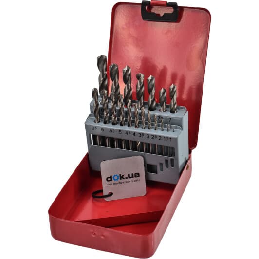 Набор сверл Intertool спиральных по металлу SD-0119 1-10 мм 19 шт.