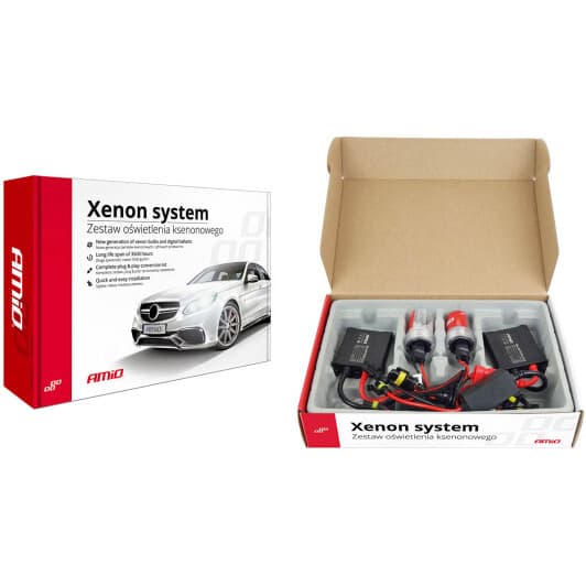 Автолампа Amio H8/H9/H11 PGJ19-2 35 W прозрачная 01953