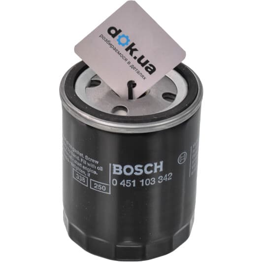 0 451 103 342 Bosch Оливний фільтр
