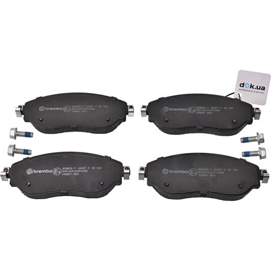 P 59 082 Brembo Гальмівні колодки