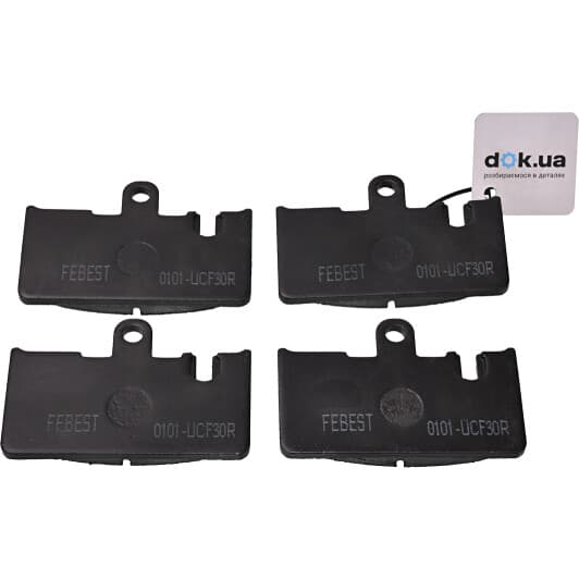 0101UCF30R Febest Тормозные колодки