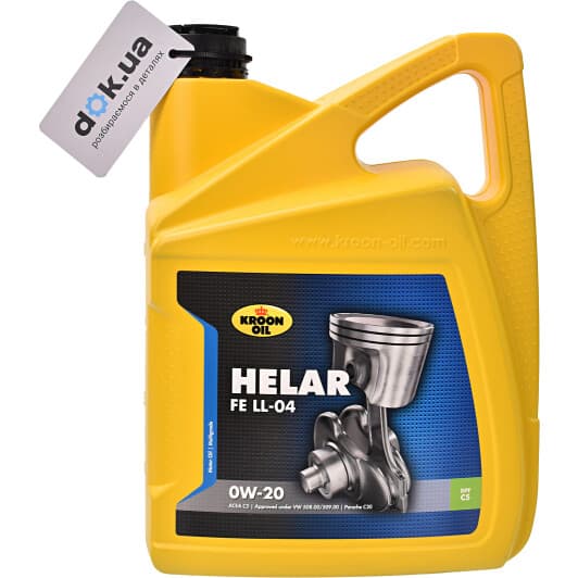 Kroon Oil Helar FE LL-04 0W-20 (5 л) моторное масло