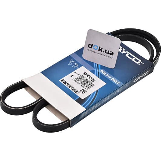 3PK1025 Dayco Поліклиновий ремінь