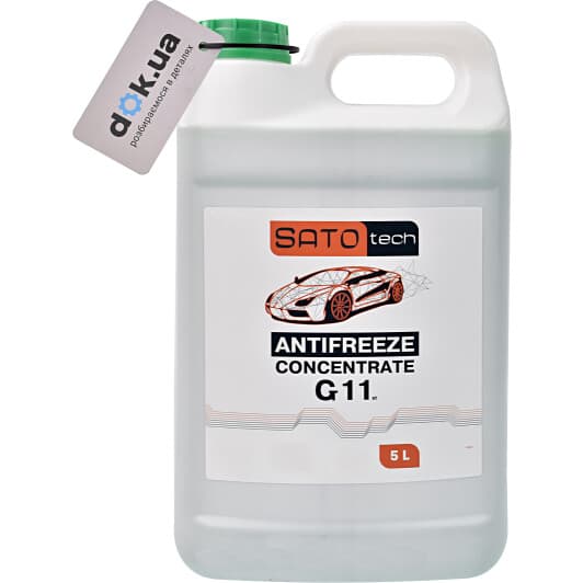 SATO tech G11 зелений 5 л (G1105G) концентрат антифризу