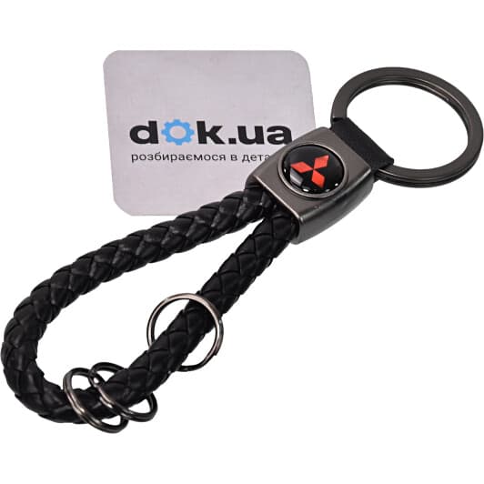 Брелок Vitol з логотипом Mitsubishi чорний 48793