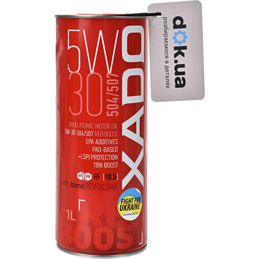 Xado Atomic Oil 504/507 Red Boost 5W-30 (1 л) моторное масло