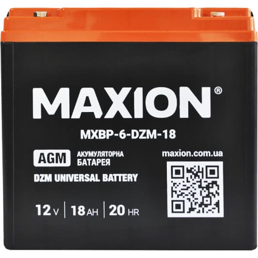 Тяговый аккумулятор Maxion MXBP-6-DZM-18 mxbt6dzm18 18 Ач 12 В