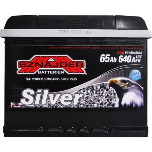 Акумулятор SZNAJDER 6 CT-65-L Silver 56585