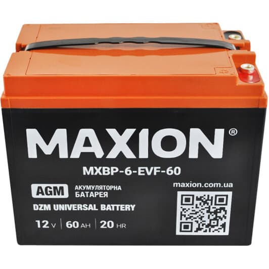 Аккумулятор для ИБП Maxion MXBT6EVF60 60 Ач 12 В