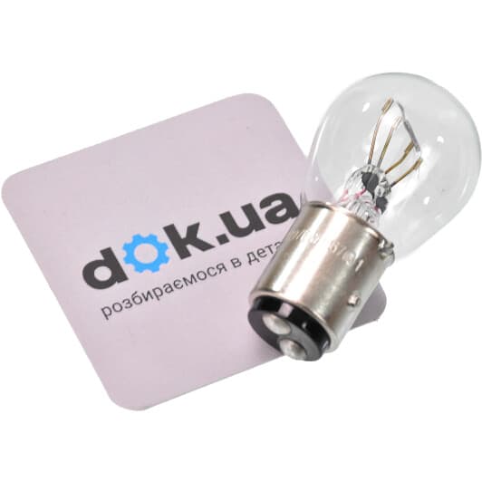 Автолампа General Motors P27/7W BAY15d 8 W прозора 94535573