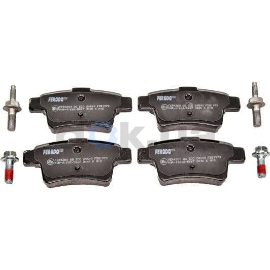 FDB1973 Ferodo Тормозные колодки для Citroen C4 Picasso