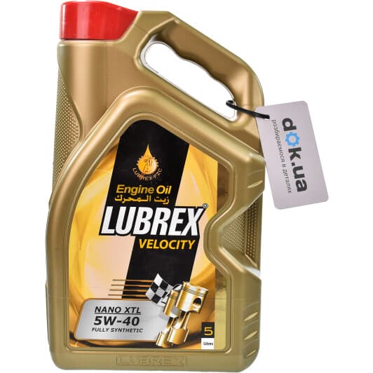 Lubrex Velocity Nano XTL 5W-40 (5 л) моторна олива