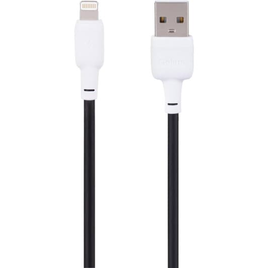 Кабель Gelius Full Silicon Black/White GP-UCN001L-BW USB - Apple Lightning 1,2 м