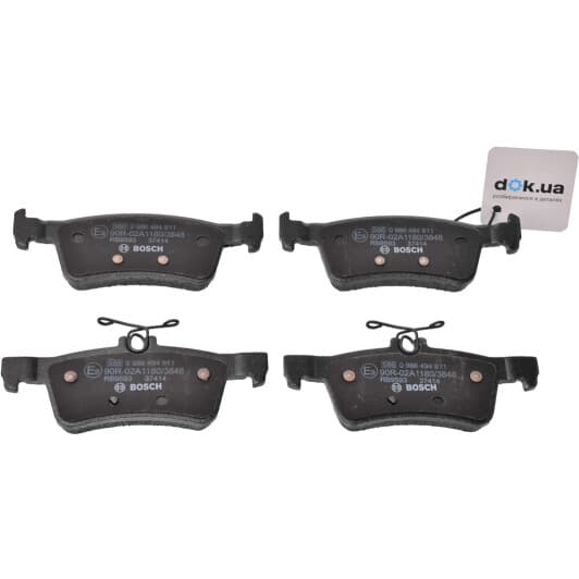 0986494811 Bosch Тормозные колодки для Peugeot 308