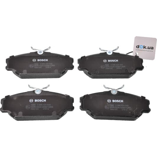 0 986 424 533 Bosch Гальмівні колодки