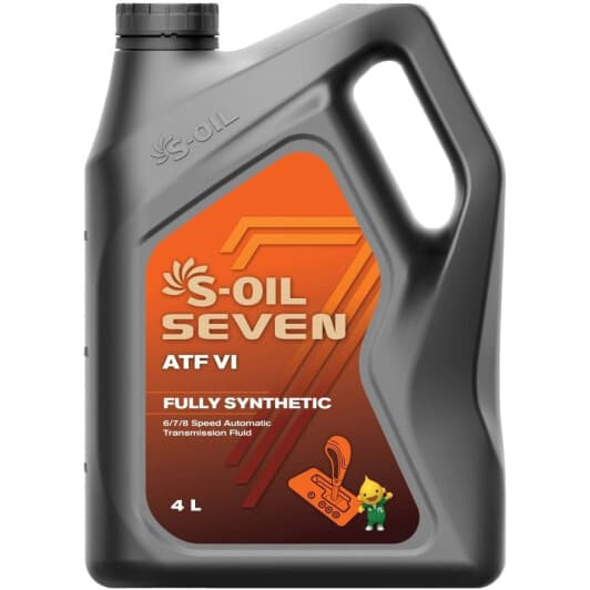 Трансмісійна олива S-Oil SEVEN ATF VI синтетична