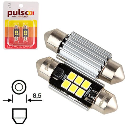 Автолампа Pulso C5W 2,9 W LP-36C5W