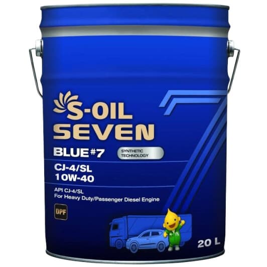 S-Oil Seven Blue #7 CJ-4/SL 10W-40 моторна олива