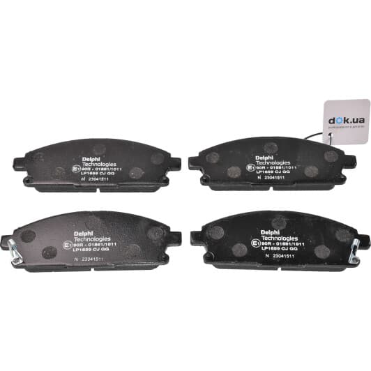 LP1659 Delphi Тормозные колодки