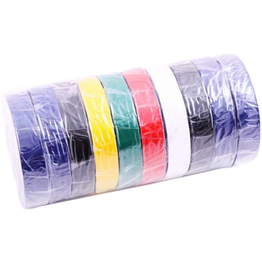 Набор изоленты STENSON Stenson MH-0033 ассорти ПВХ 10 шт