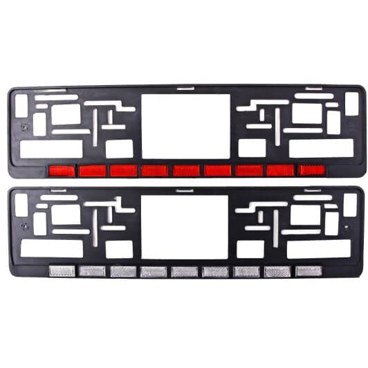 Комплект рамок номерного знака Master Speed 29416 черный