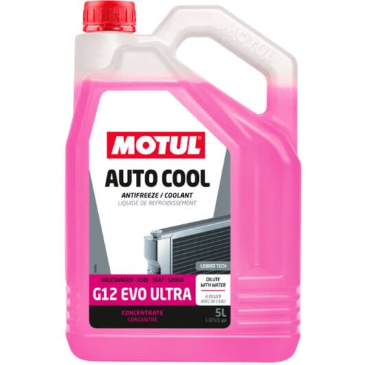 Motul Auto Cool Evo Ultra G12 evo розовый 5 л (112644) концентрат антифриза
