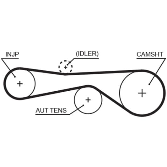 5676XS Gates Ремень ГРМ
