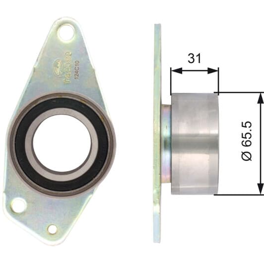 T42090 Gates Обводной ролик ремня ГРМ