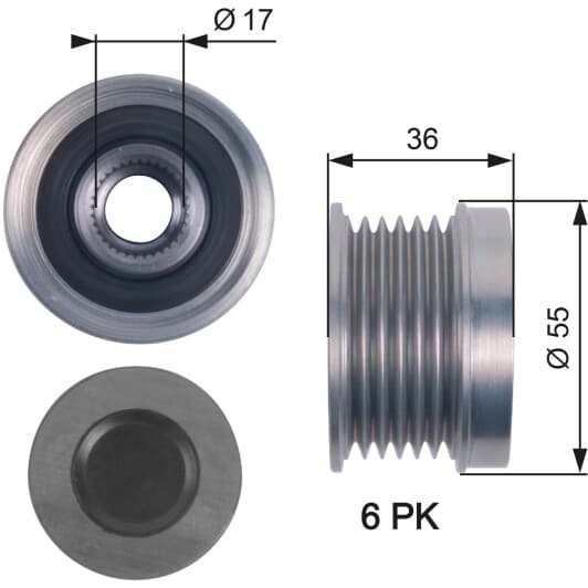 OAP7138 Gates Муфта генератора