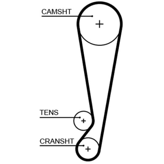 5664XS Gates Ремень ГРМ