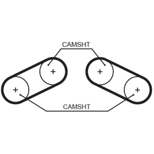 5526XS Gates Ремінь ГРМ