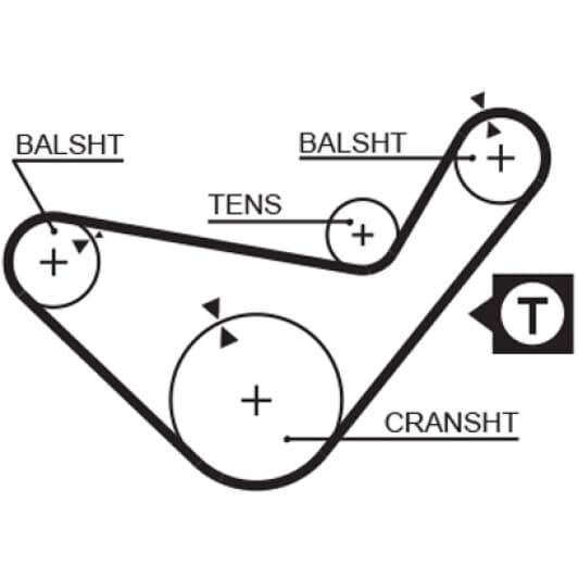 5210 Gates Ремень ГРМ