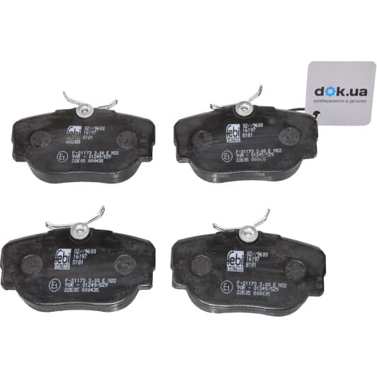 16197 Febi Гальмівні колодки для BMW 3 Series