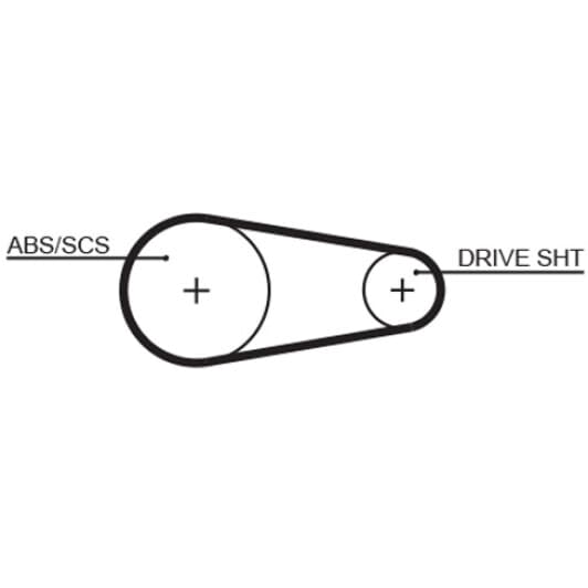 5204XS Gates Ремень ГРМ